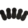 Paires de chaussettes invisible x5 femme noir