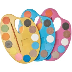 Palette de peinture 12 couleurs + 1 pinceau