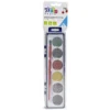 Palette peinture pailletée