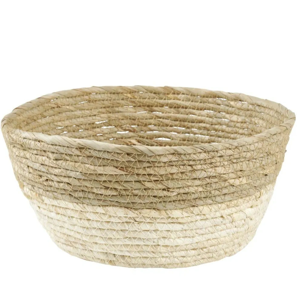 Panier déco en matière naturelle