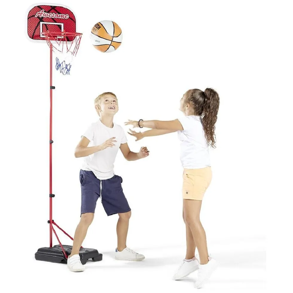 Panier de basket avec base H100-210cm