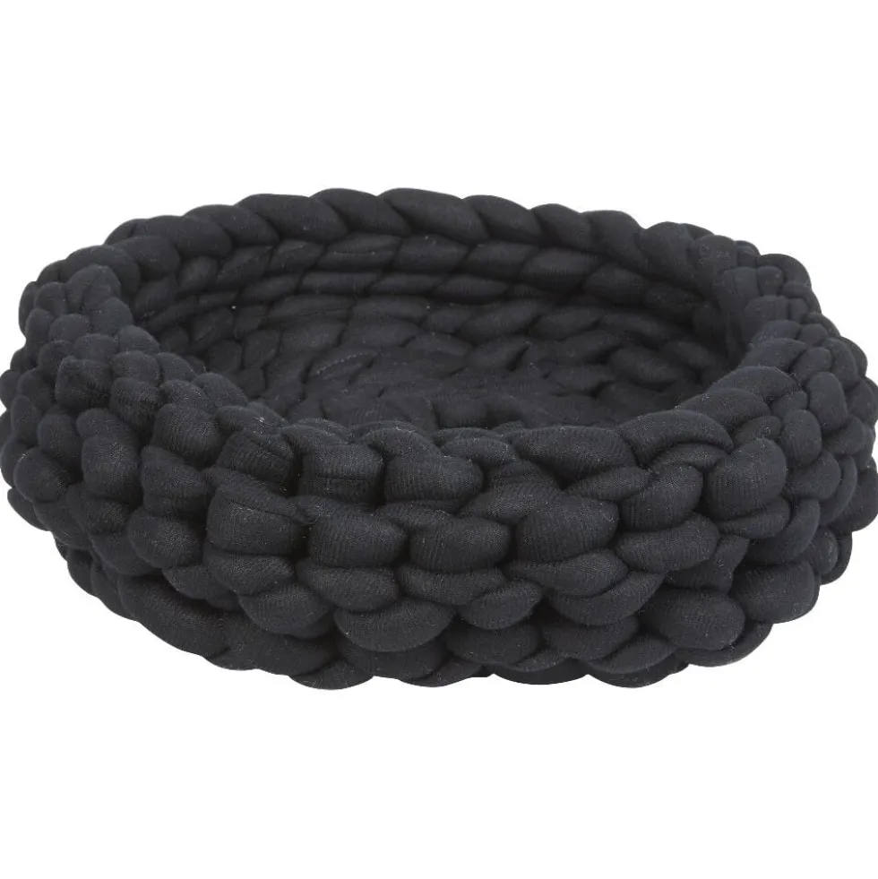Panier de couchage avec galette noir