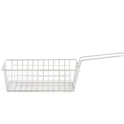 Panier de présentation en inox 24x10xH5,5cm