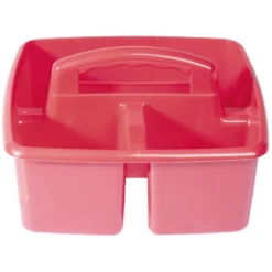 Panier de rangement en plastique 3 compartiments 23x23xH9 cm