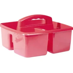 Panier de rangement en plastique 3 compartiments 23x23xH9 cm