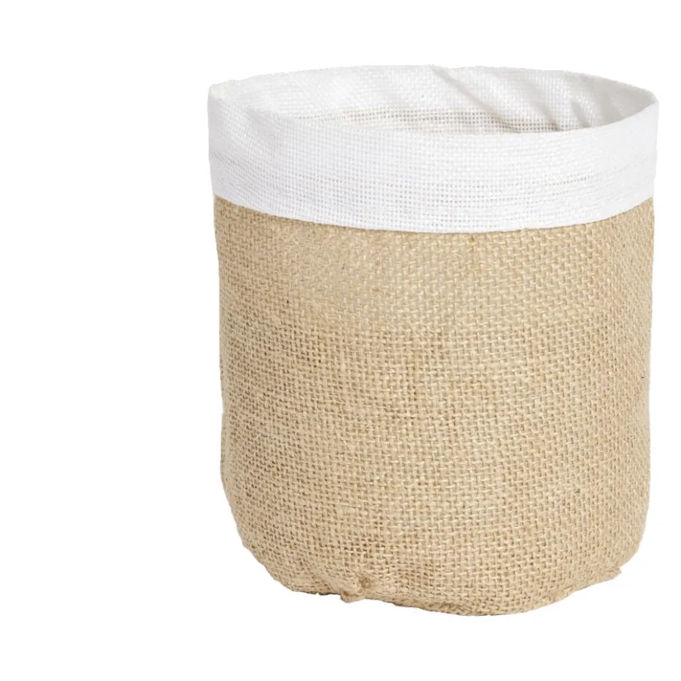 Panier de rangement jute Ø14xH15cm