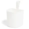 Panier de rangement à suspendre blanc 10x8xH16cm
