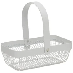 Panier en métal noir ou blanc