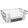 Panier superposable taille S métal noir 34,5x24x14cm