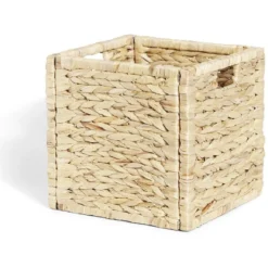 Panière Box Cube jacynthe 31x31x31cm