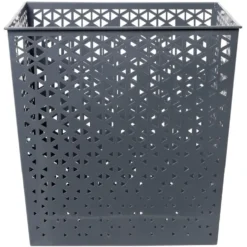 Panière Box Cube 30x30x30cm métal perforé (3 modèles)
