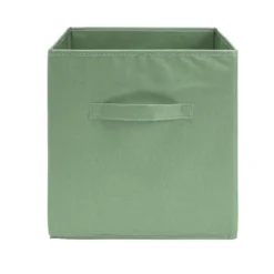 Panière Box Cube 31x29x31cm vert d'eau