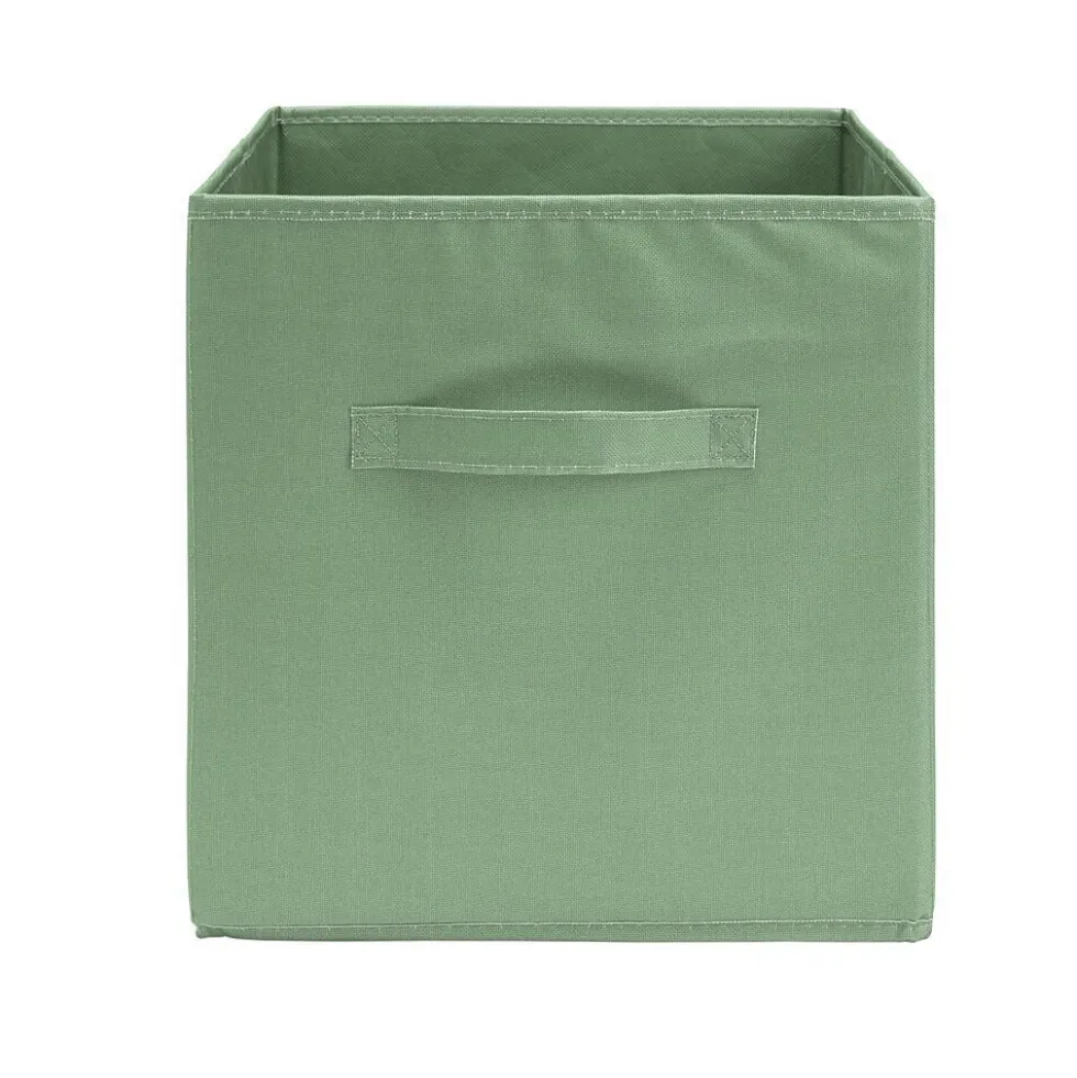 Panière Box Cube 31x29x31cm vert d'eau
