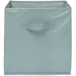 Panière Box Cube 31x29x31cm vert d'eau