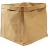Panière carrée kraft Box Cube marron 30x30x30cm 27L