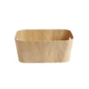 Panière carton et papier imitation bois 26x18xH11cm