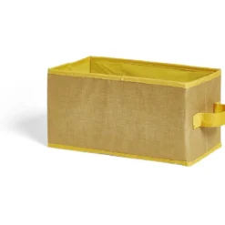 Panière de rangement Box Cube design multicolore 29x15xH15cm