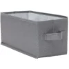 Panière de rangement Box Cube gris 29x15xH15cm