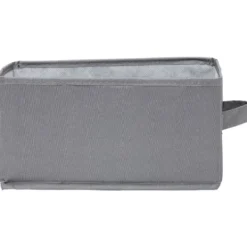 Panière de rangement Box Cube gris 29x15xH15cm