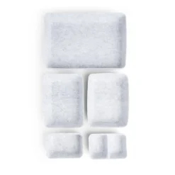 Panière de rangement en feutrine lot de 5 tailles