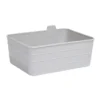 Panière de rangement plastique 16,5x12,5xH7,5cm (3 modèles)