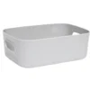Panière de rangement plastique 20,5x14xH7,5cm (3 modèles)