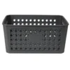 Panière de rangement plastique 21x16xH10cm (3 modèles)