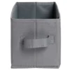 Panière de rangement pour Box Cube gris 31x15xH15cm