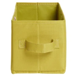 Panière de rangement pour Box Cube kaki 31x15xH15cm