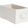 Panière de rangement pour Box Cube beige 31x15xH15cm