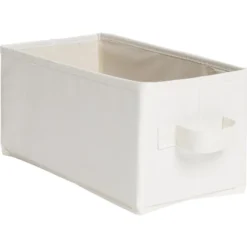 Panière de rangement pour Box Cube beige 31x15xH15cm