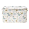 Panière de rangement tissé motif enfant 40x28xH22cm (2 modèles)