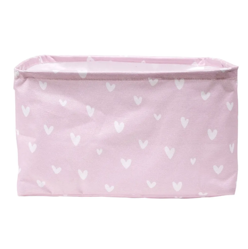 Panière de rangement tissé motif enfant 40x28xH22cm (2 modèles)