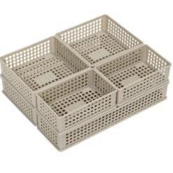 Panière de rangement x6 de tailles différentes