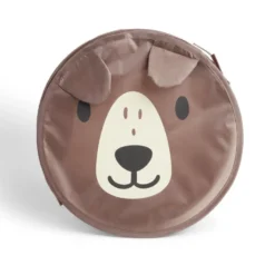 Panière enfant pliable souple ours ou lapin 38L - Ø35xH40cm