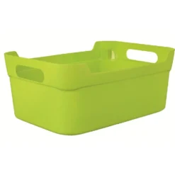 Panière en plastique coloré