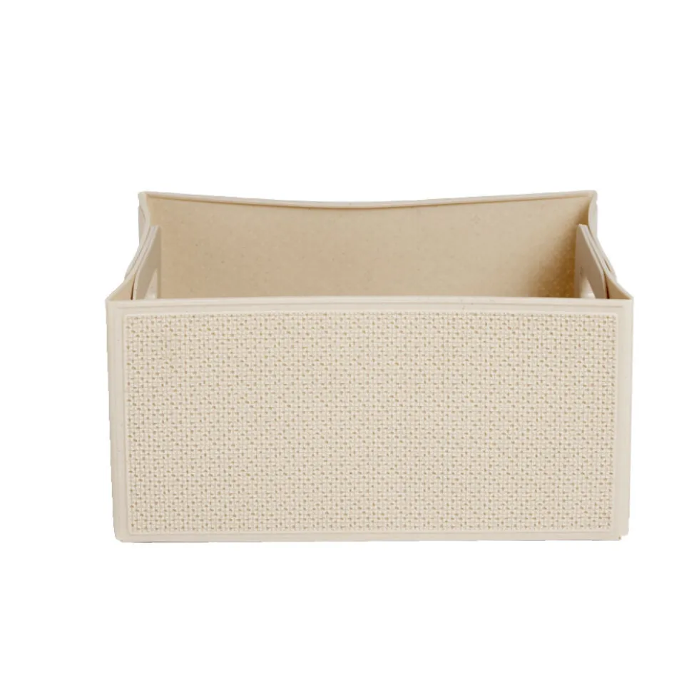 Panière flexible pliable plastique 32x16x24cm - 4 coloris