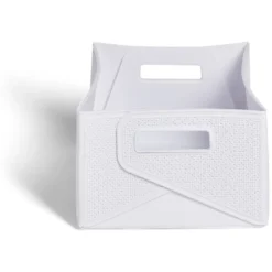 Panière flexible pliable plastique 32x16x24cm - 4 coloris