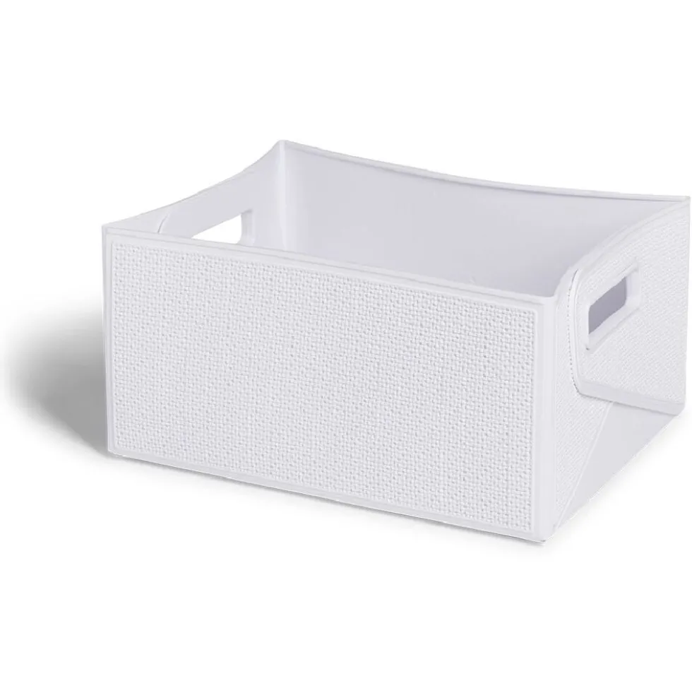 Panière flexible pliable plastique 32x16x24cm - 4 coloris