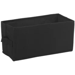 Panière noire rectangulaire Box Cube