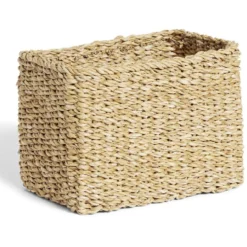 Panière osier rectangulaire moyen modèle 24x18xH17cm
