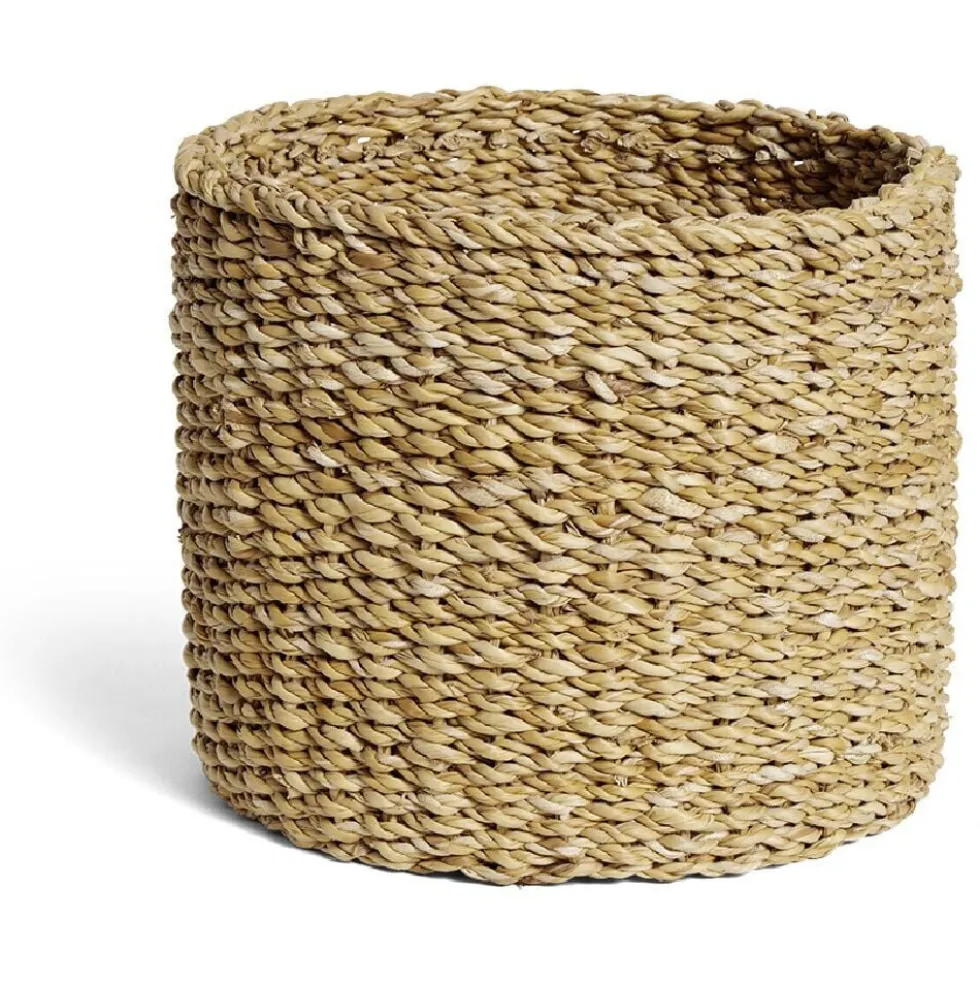 Panière osier ronde grand modèle Ø25xH20cm