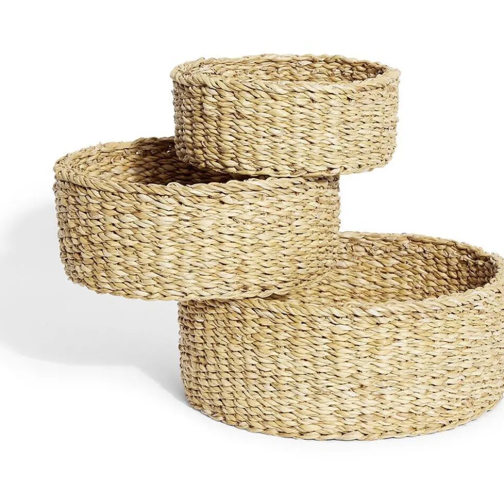 Panière osier ronde moyen modèle Ø25xH10cm