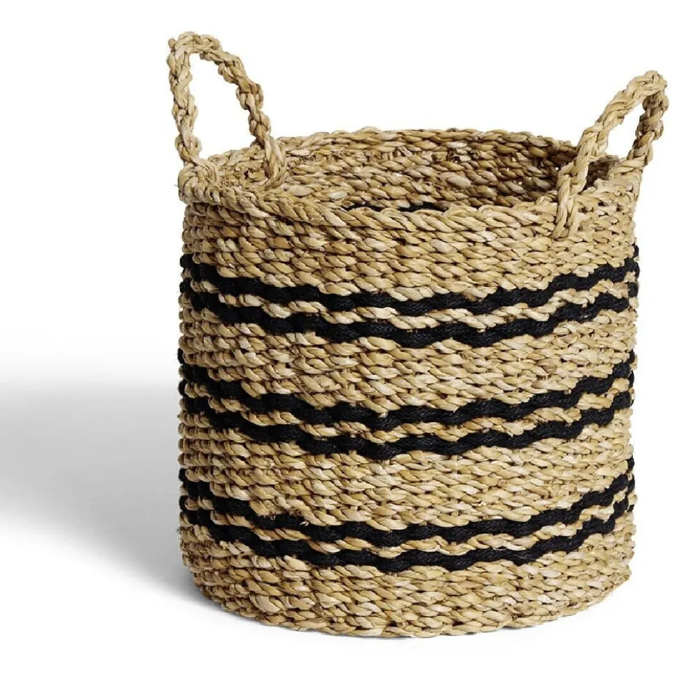 Panière osier ronde petit modèle Ø28x25cm
