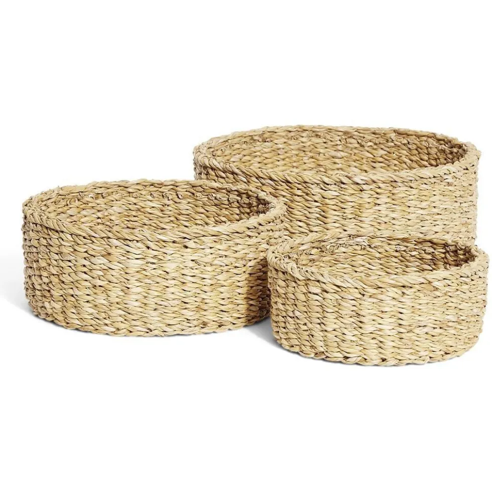 Panière osier ronde petit modèle Ø20xH8cm