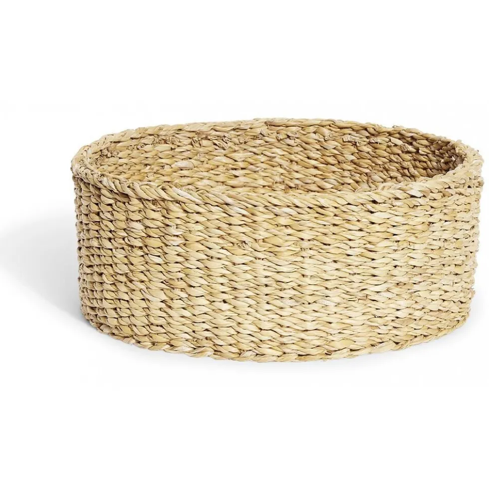 Panière osier ronde petit modèle Ø20xH8cm