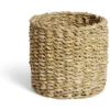 Panière osier ronde petit modèle Ø17xH16cm