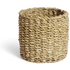 Panière osier ronde petit modèle Ø17xH16cm