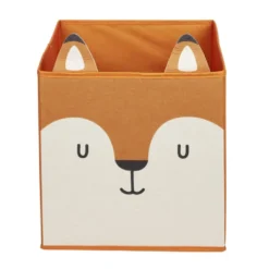 Panière rangement renard 31x31x31cm
