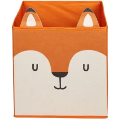 Panière rangement renard 31x31x31cm